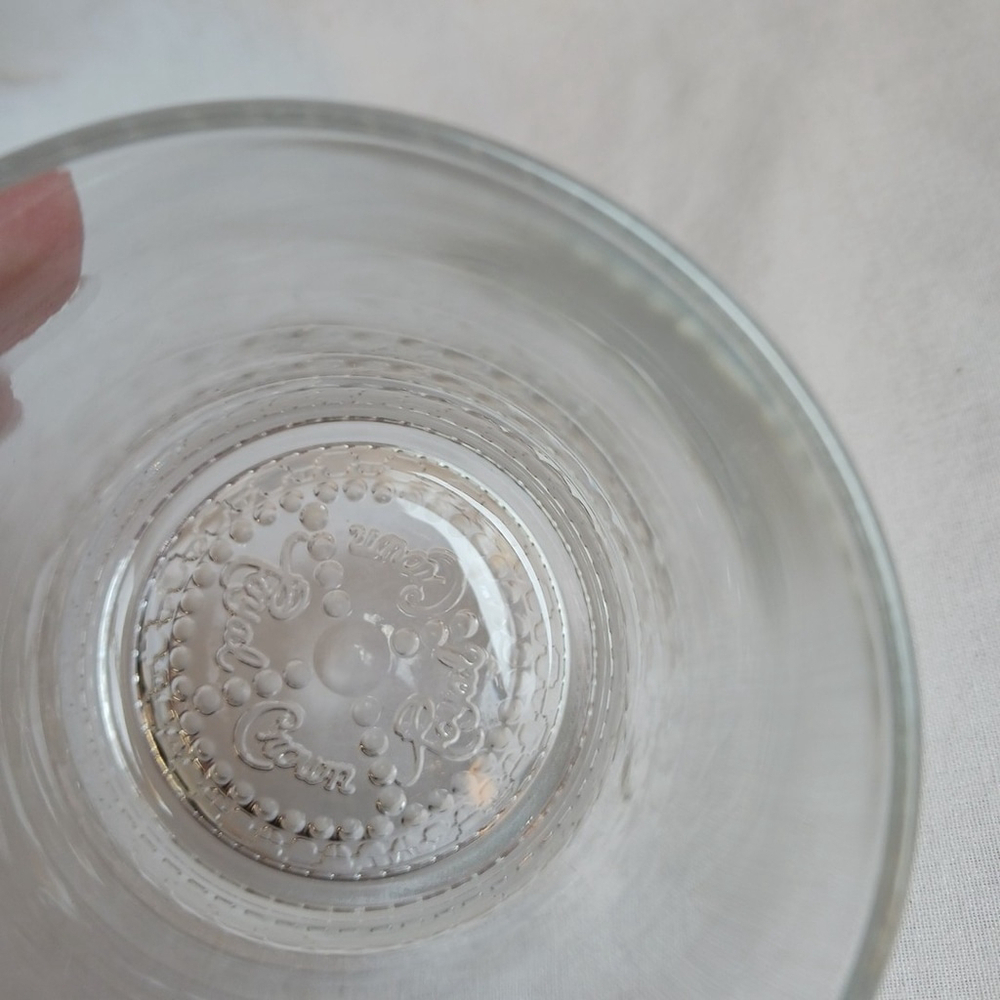Crown Royal Whiskey Rocks Glass Limited Edition